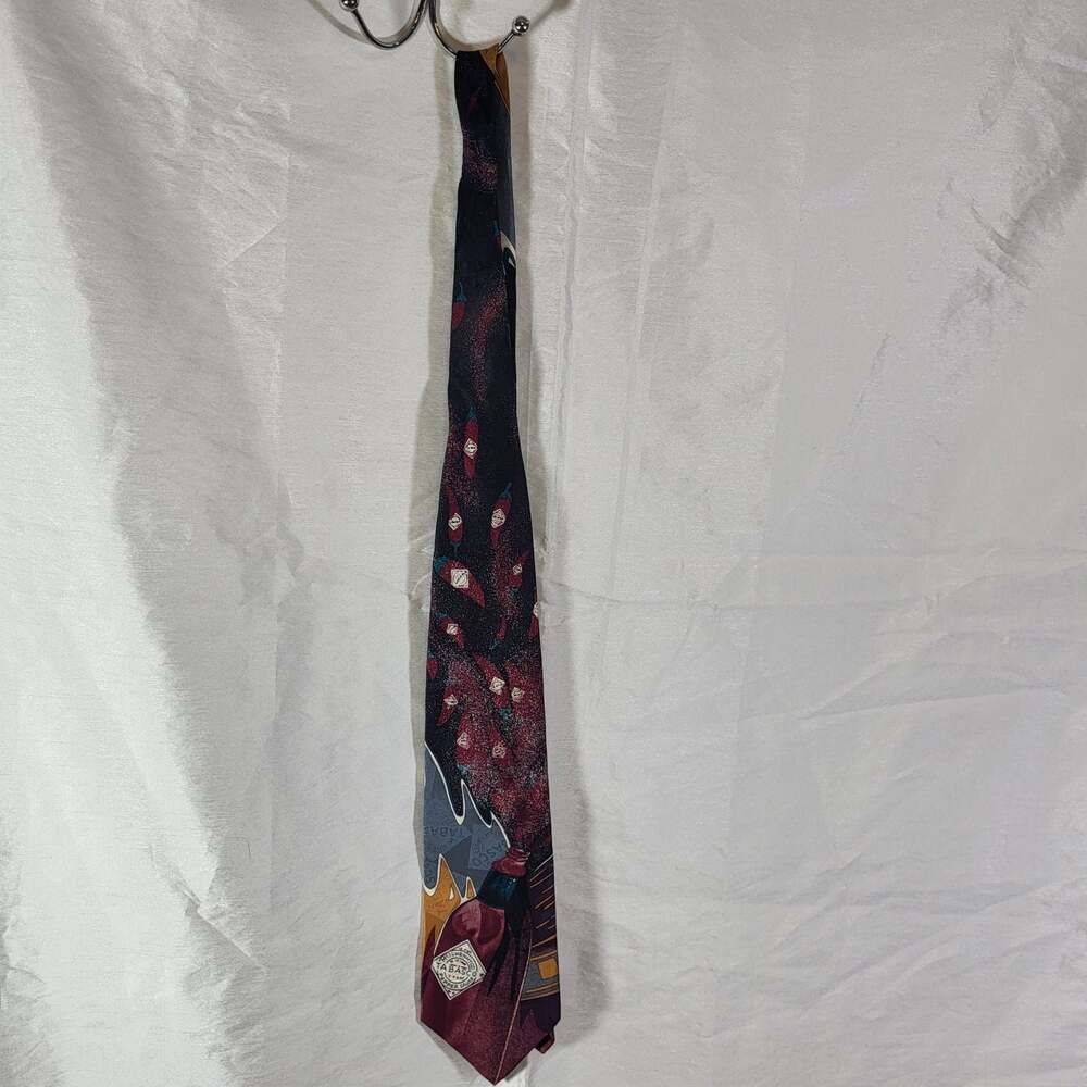 Vintage Tabasco Pepper Sauce Exploding Bottle Abstract Silk Tie
